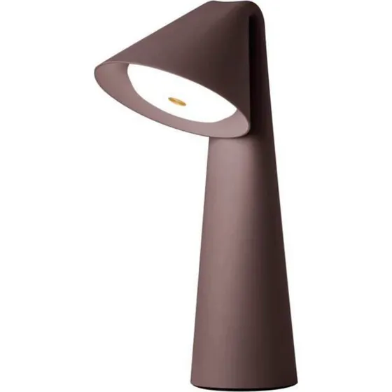 FRANDSEN Ami Przenośna Lampa Stołowa LED, Brązowa, 32 cm