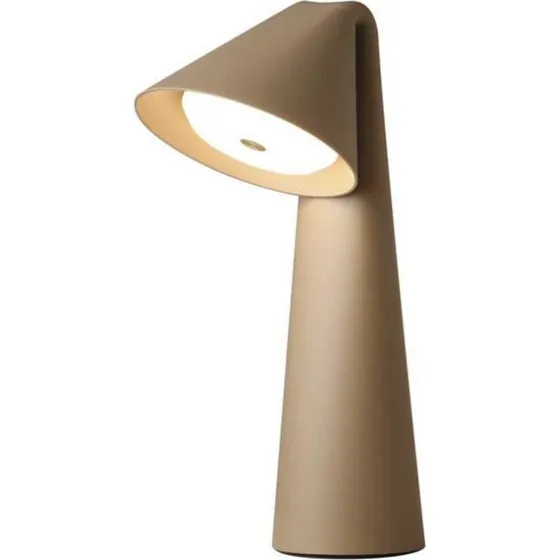 FRANDSEN Ami – Przenośna lampa stołowa LED, szaro-beżowa, 32 cm