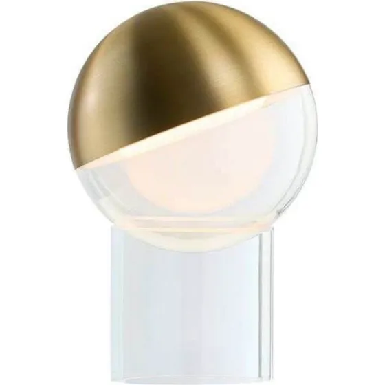FRANDSEN Lampa stołowa LED Pila mosiądz, 20 cm