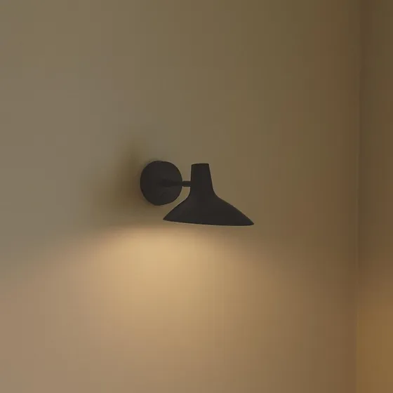Nordlux Darci Short Black – Lampa ścienna z regulacją