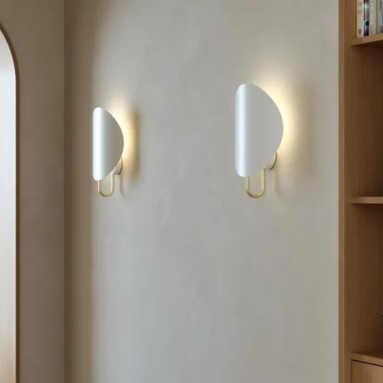 Nordlux Spargo Kinkiet biały/mosiężny - design i styl
