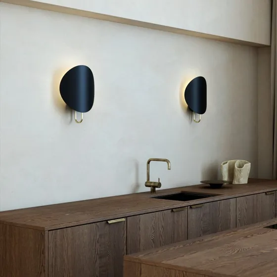 Nordlux Spargo Kinkiet Czarny/Mosiądz - Design Anker Studio