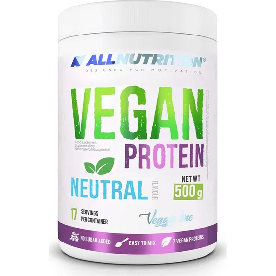 Allnutrition Vegan Protein Truskawka 500 g