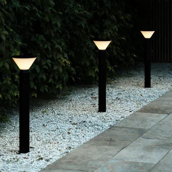 Nordlux Noorstad Black - Lampa ogrodowa metalowa, czarna