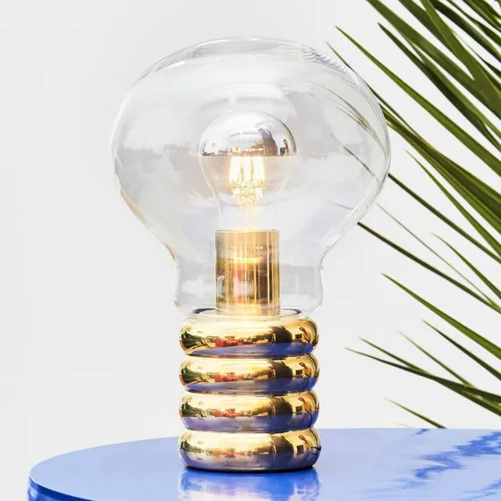 Lampa stołowa Ingo Maurer Bulb Brass LED