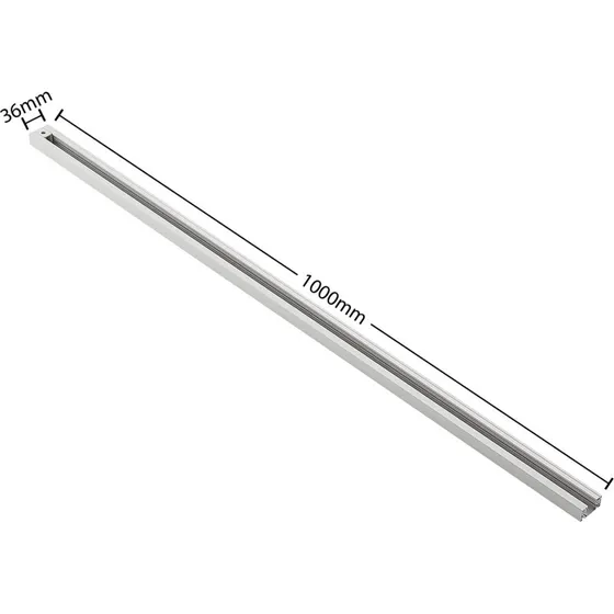 Lindby Linaro L100 Szyna Prądowa 1-fazowa, 1 m, Biała