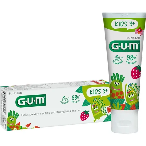 GUM Kids Monster Truskawkowa Pasta do Zbw 3+ 50ml