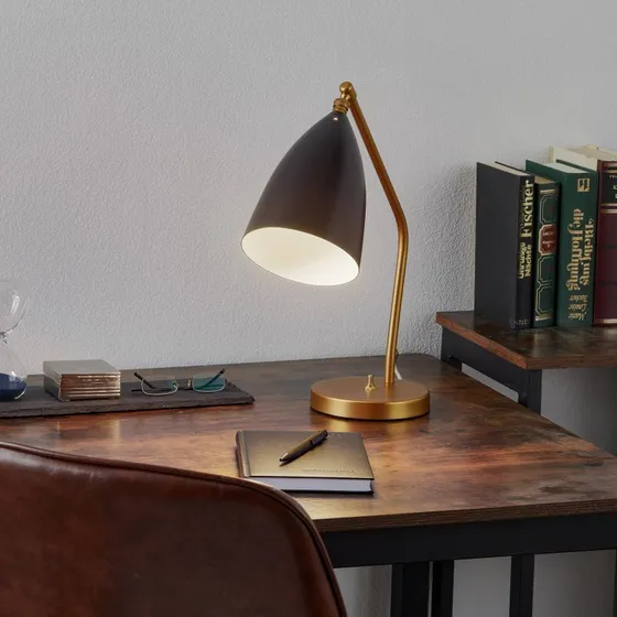 Gubi Gräshoppa Lampa stołowa, czarna