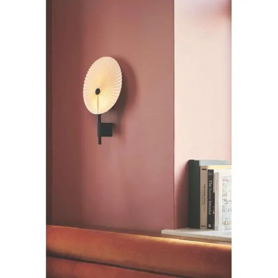 GEJST Liris Lampa Ścienna Czarna - Designerski Kinkiet Metalowy