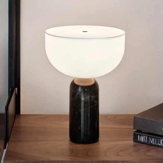 New Works Kizu Portable Lampa Stołowa Black Marble