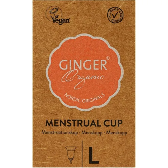 Ginger Organic Menstrual Cup L - Kubeczek menstruacyjny