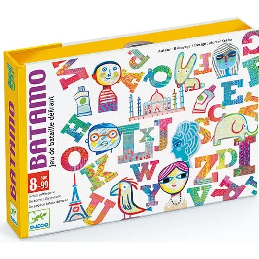 Djeco Batamo  gra karciana z alfabetem