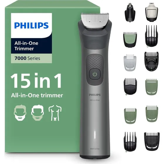 Philips Multigroom MG7935/15 All-in-One 7000, 15 nasadek