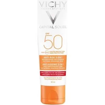 Vichy Capital Soleil krem przeciwstarzeniowy 3w1 SPF50 50 ml