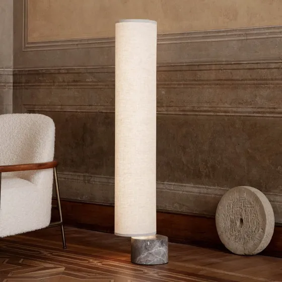 GUBI Unbound Lampa Podłogowa LED 80 cm Canvas