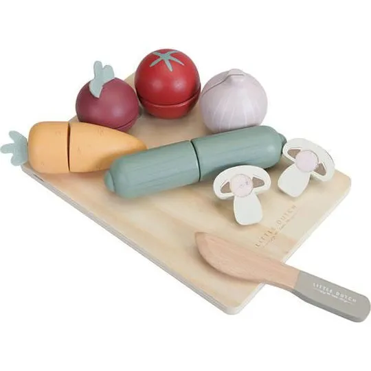 Little Dutch Deska do krojenia z warzywami 2+