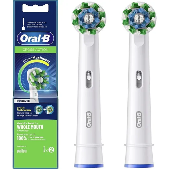 Oral-B Cross Action Końcówki Oryginalne 2 szt.