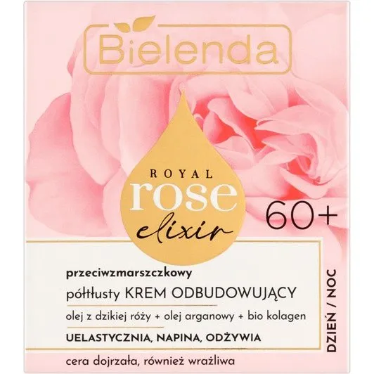 Bielenda Royal Rose Elixir 60+ krem odbudowujący 50 ml