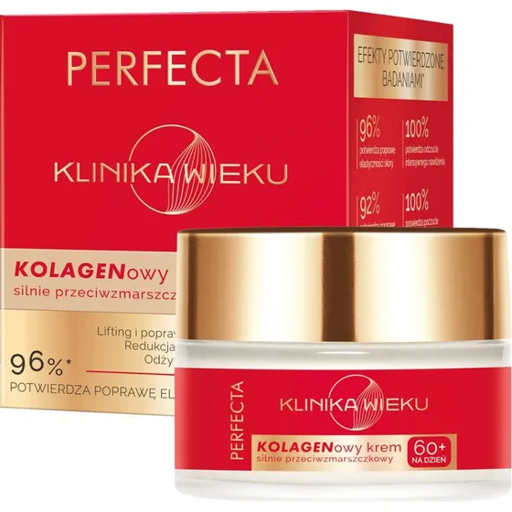 Perfecta Klinika Wieku Kolagenowy Krem Przeciwzmarszczkowy 60+ 50ml