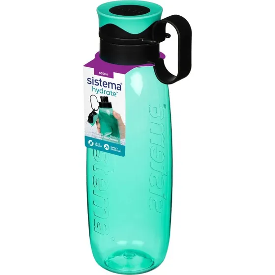 Sistema Tritan 650ml Purpurowy Bidon Sportowy