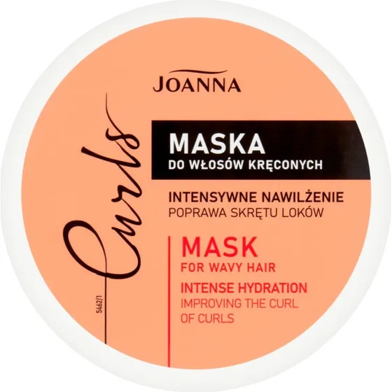 Joanna Curls Maska do włosów kręconych, falowanych i puszących 300g