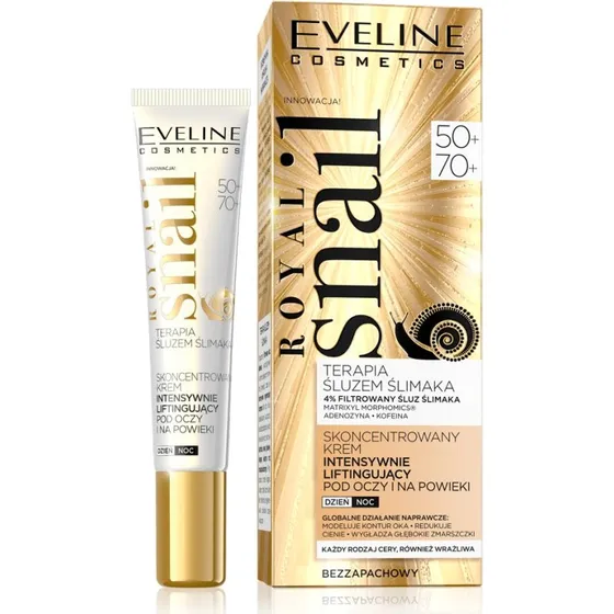 Eveline Cosmetics Royal Snail Skoncentrowany Krem pod Oczy 20ml