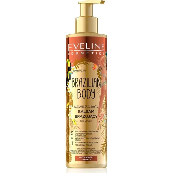 Eveline Cosmetics Brazilian Body nawilżający balsam brązujący 200ml