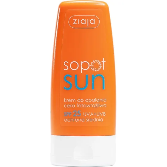 Ziaja Sopot Sun Krem do opalania cera fotowrażliwa SPF25 60 ml