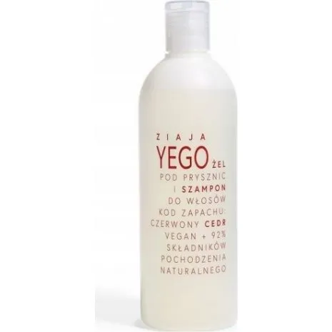Ziaja Yego Żel pod prysznic i szampon Czerwony Cedr 400 ml