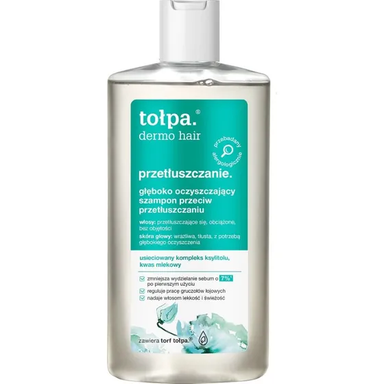 Tołpa Dermo Hair Szampon Głęboko Oczyszczający Przeciw Przetłuszczaniu 250ml