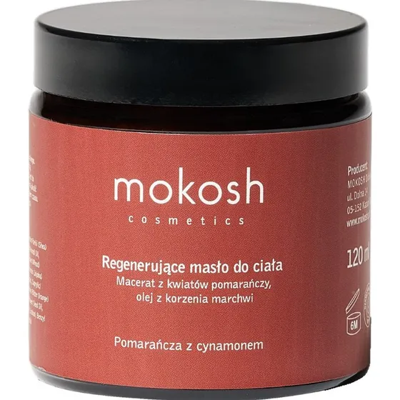 Mokosh Masło do ciała Pomarańcza z cynamonem 120ml