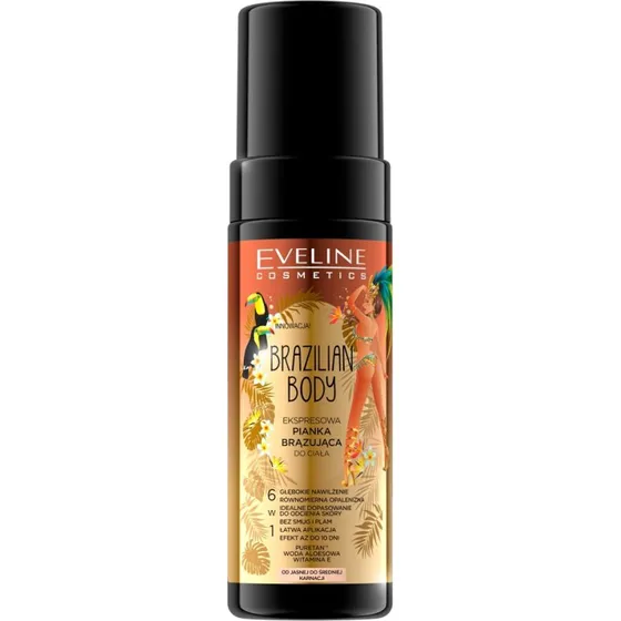 Eveline Cosmetics Brazilian Body Pianka brązująca 150 ml