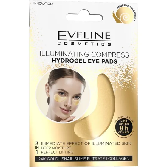 Eveline Cosmetics Hydrożelowe rozświetlające płatki pod oczy