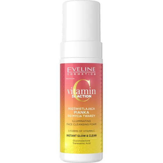 Eveline Cosmetics Vitamin C 3x Action pianka do mycia twarzy 150ml