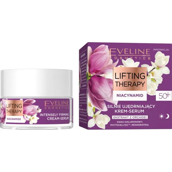 Eveline Cosmetics Lifting Therapy Niacynamid Krem-serum 50+ 50ml