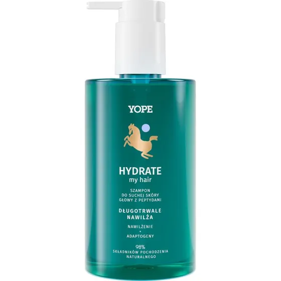 Yope Hydrate My Hair Szampon do suchej skóry głowy, 300 ml