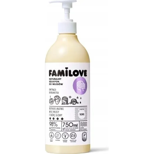 Yope Familove Szampon do włosów Kwitnąca Bergamotka 750 ml
