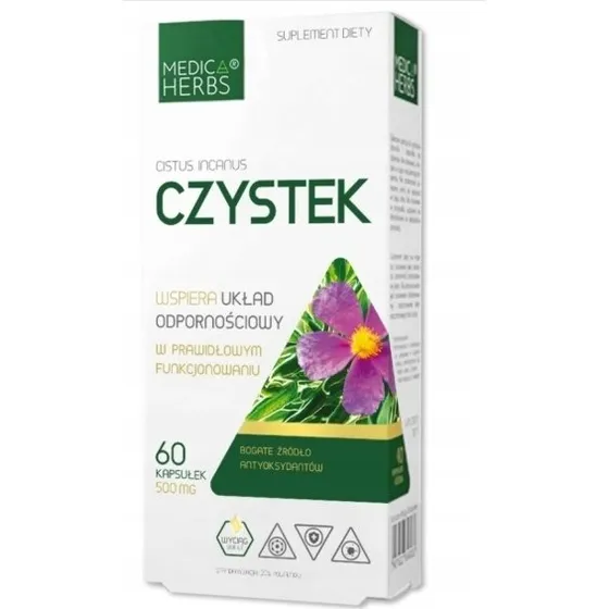 Medica Herbs Czystek 500mg, 60 kapsułek