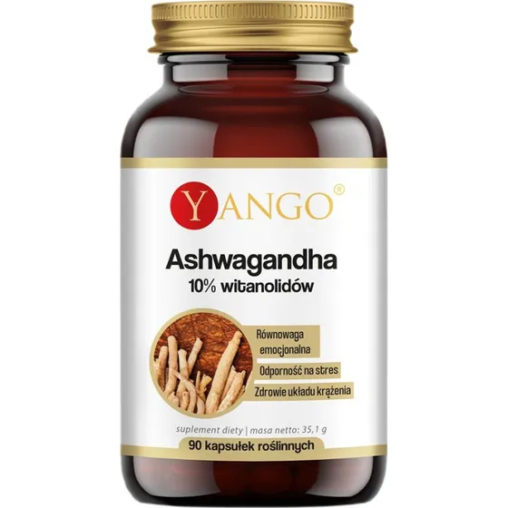 Yango Ashwagandha 10% witanolidów, 90 kapsułek