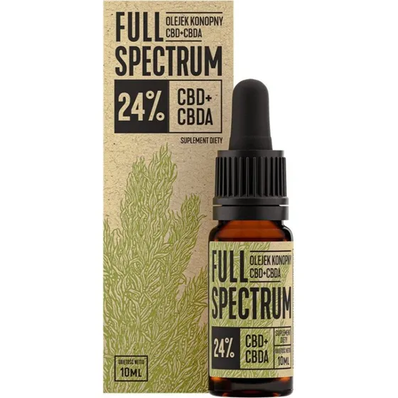 Full Spectrum Olejek Konopny CBD + CBDa 24% 10ml