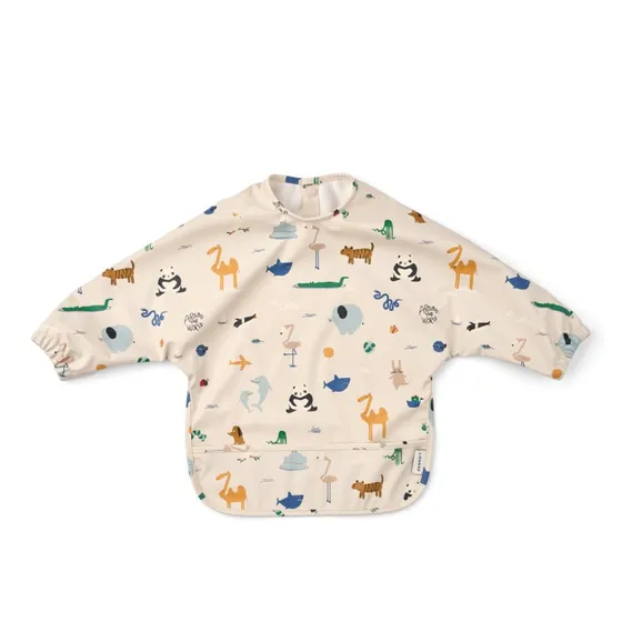 Liewood Merle Wodoodporny Śliniak z Rękawami Sandy