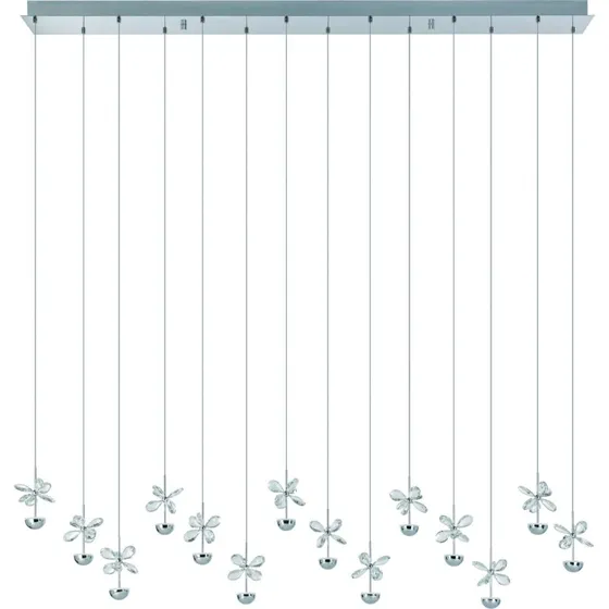 EGLO Stars of Light Pianopoli żyrandol LED chrom 140 cm