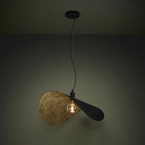 EGLO Stars of Light Saceda Żyrandol 80 cm Czarno-Złoty