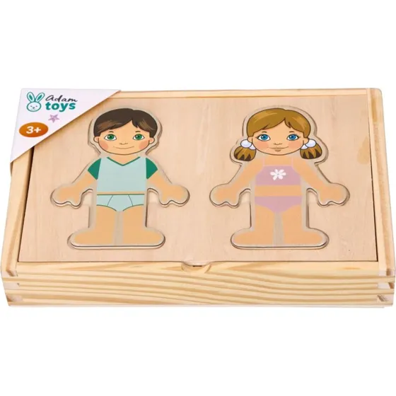 Adamtoys Ubieranka magnetyczna Dzieci wiata