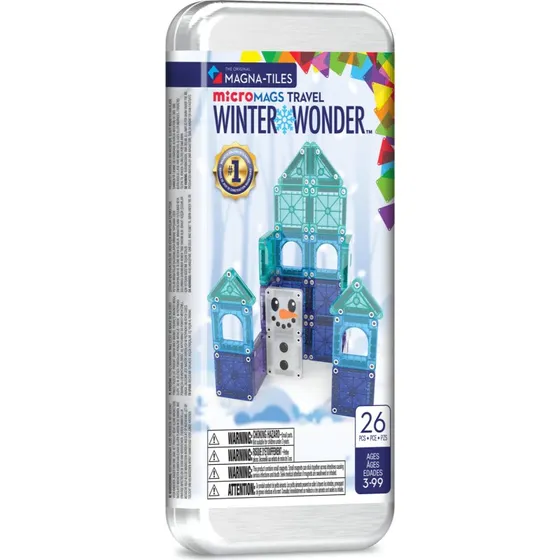 MAGNA-TILES MicroMAGS Winter Wonder Travel Set 26 el.