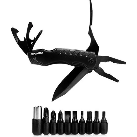 Spokey SX-ONE Multitool z zestawem bitw, czarny
