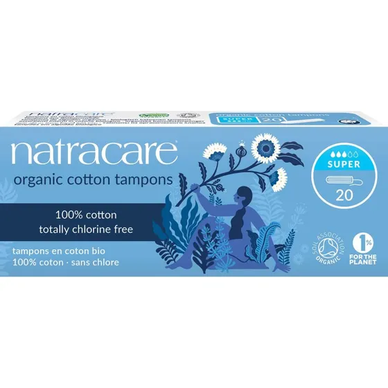 Natracare Tampony Organic Cotton Super 20 szt.