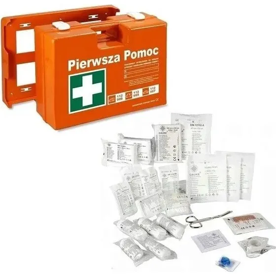 GAUKE Apteczka K10 DIN 13164:2022 Przenośna 260x170x110 mm