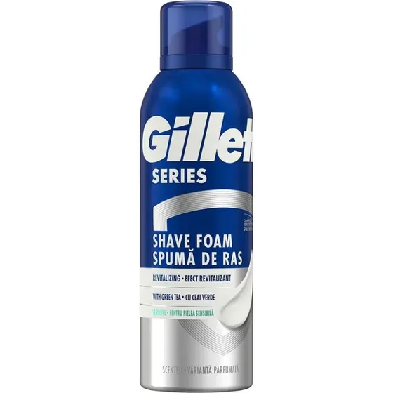 Gillette Series Revitalizing pianka do golenia z zieloną herbatą 200ml