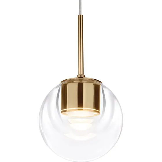 KDLN Dew Żyrandol LED Mosiądz Ø 11 cm
